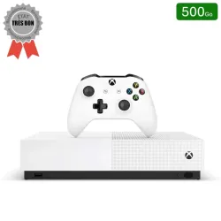 Xbox One S All Digital Blanche 500 Go + 1 Manette (Reconditionnée : Très Bon État)
