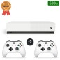 Xbox One S All Digital White 500 GB + 2 Controller (Generalüberholt: Guter Zustand)