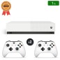 Xbox One S All Digital White 1 TB + 2 Controller (Generalüberholt: Guter Zustand)
