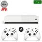 Xbox One S All Digital White 1 TB + 2 Controller (Generalüberholt: Sehr guter Zustand)