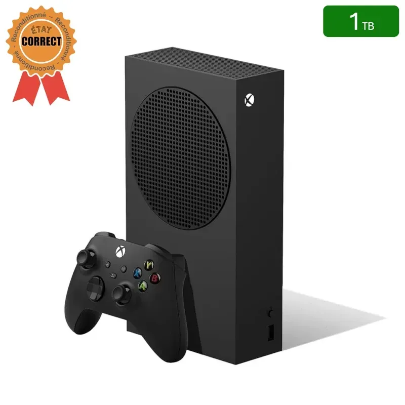 Xbox Series S Carbon 1TB + 1 Controller (Refurbished: Fair Condition)