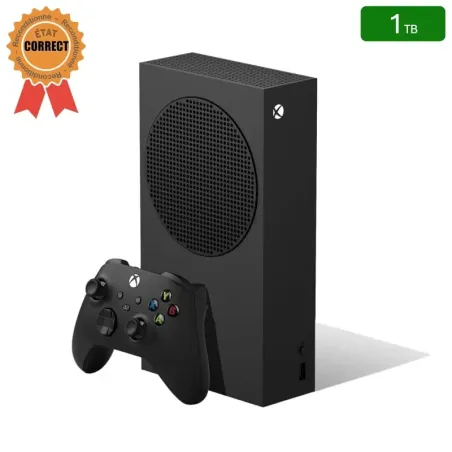 Xbox Series S Carbon 1 To + 1 Manette (Reconditionnée : État Correct)