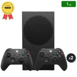 Xbox Series S Carbon 1 To + 2 Manettes (Reconditionnée : Parfait État)