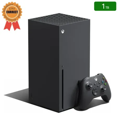 Xbox Series X 1 To + 1 Manette (Reconditionnée : État Correct)