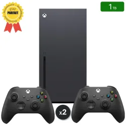 Xbox Series X 1 To + 2 Manettes (Reconditionnée : Parfait État)