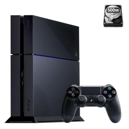 PS4 FAT 500 GB Nera 1 controller Ricondizionata