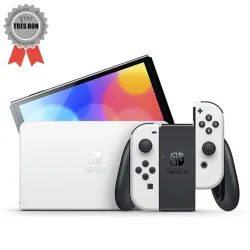 Nintendo Switch OLED + White Joy-Con (Refurbished: Very Good Condition)
