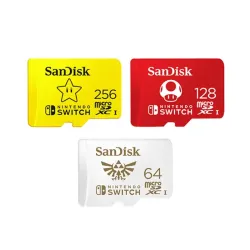 Cartes microSDXC SanDisk pour Nintendo Switch