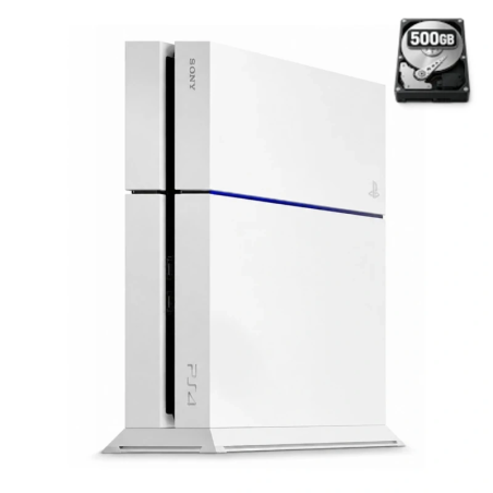 PS4 FAT 500 GB White without controller Refurbished