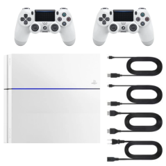 PS4 FAT 2 TB Weiß 2 Controller Generalüberholt
