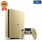 Playstation 4 SLIM Gold 500 Go + 1 Manette (Reconditionnée : État Correct)