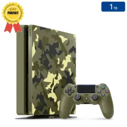 Playstation 4 SLIM Call of Duty World War II 1 To + 1 Manette (Reconditionnée : Parfait État)
