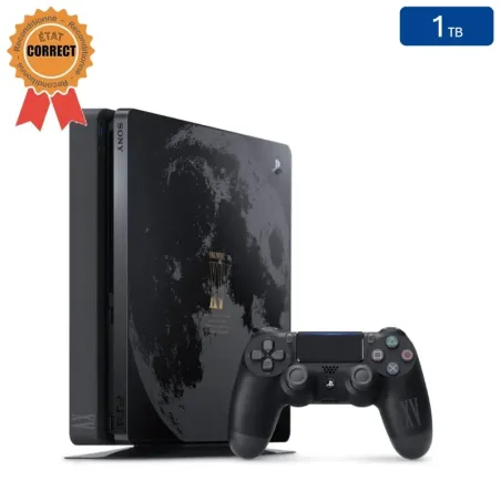 Playstation 4 SLIM Final Fantasy XV Luna Edition 1 To + 1 Manette (Reconditionnée : État Correct)