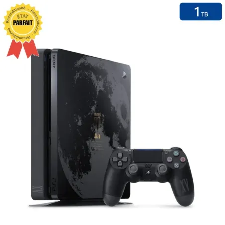 Playstation 4 SLIM Final Fantasy XV Luna Edition 1 To + 1 Manette (Reconditionnée : Parfait État)