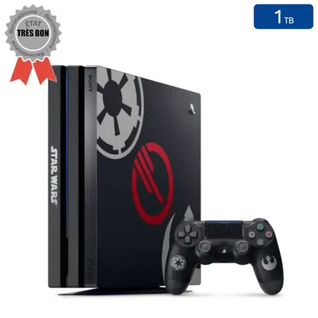 Playstation 4 PRO (Édition BattleFront 2) 1 To + 1 Manette (Reconditionnée : Très Bon État)