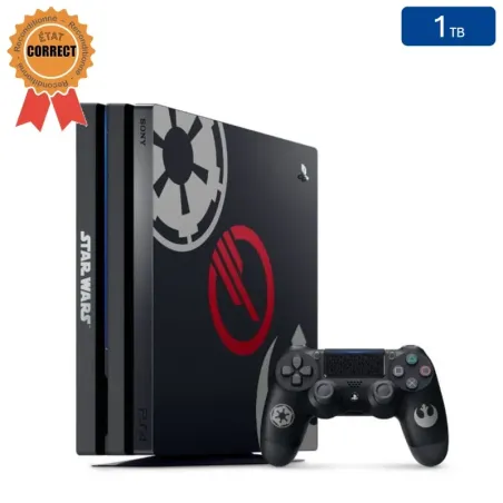 Playstation 4 PRO (Édition BattleFront 2) 1 To + 1 Manette (Reconditionnée : État Correct)
