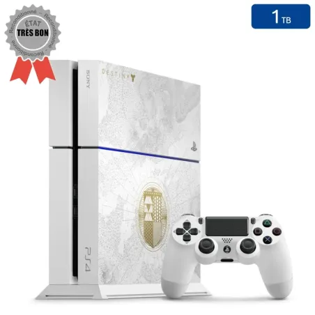 Playstation 4 (Édition Destiny) 1 To + 1 Manette (Reconditionnée : Très Bon État)
