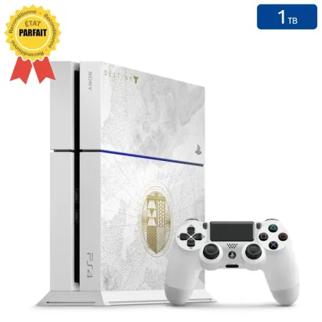 Playstation 4 (Édition Destiny) 1 To + 1 Manette (Reconditionnée : Parfait État)