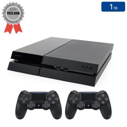Playstation 4 FAT Noire 1 To + 2 Manettes (Bon État)