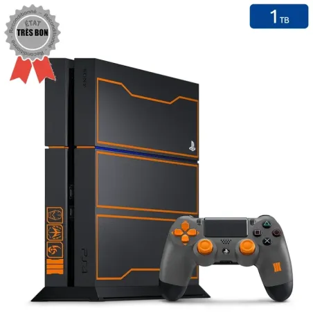 Playstation 4 (Édition COD Black Ops 3) 1 To + 1 Manette (Reconditionnée : Très Bon État)