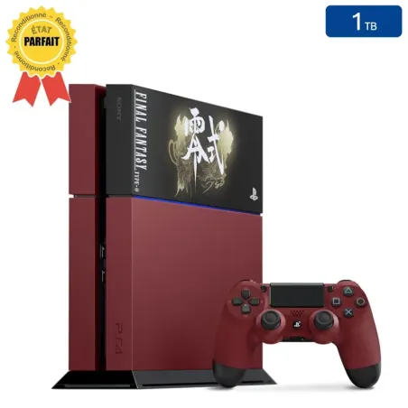Playstation 4 (Édition FINAL FANTASY Type-0) 1 To + 1 Manette (Reconditionnée : Parfait État)