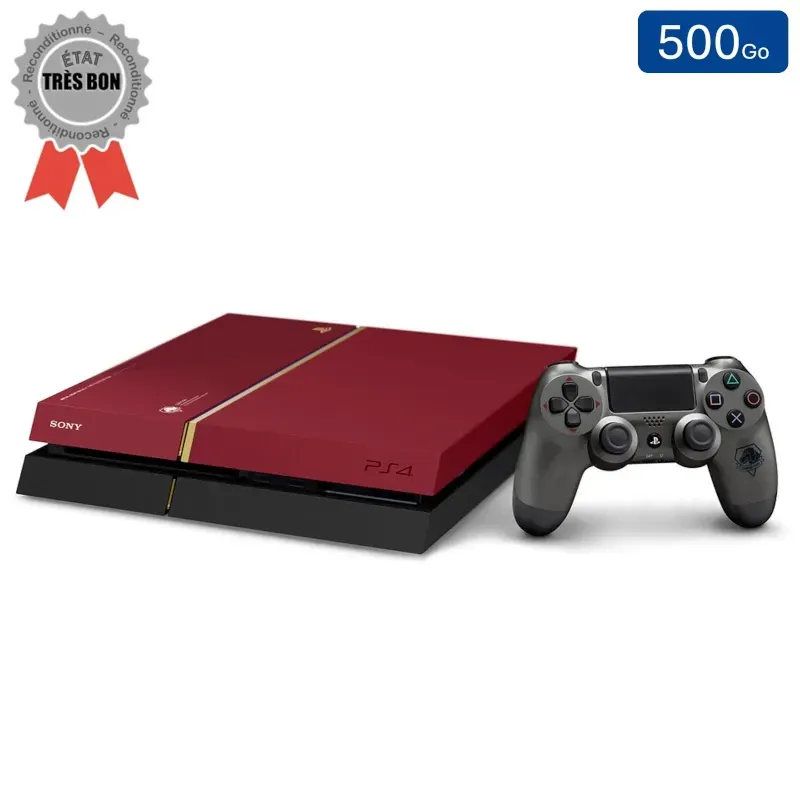 Playstation 4 (MGS V The Phantom Pain Edition) 500 GB + 1 Controller (Generalüberholt: Sehr guter Zustand)