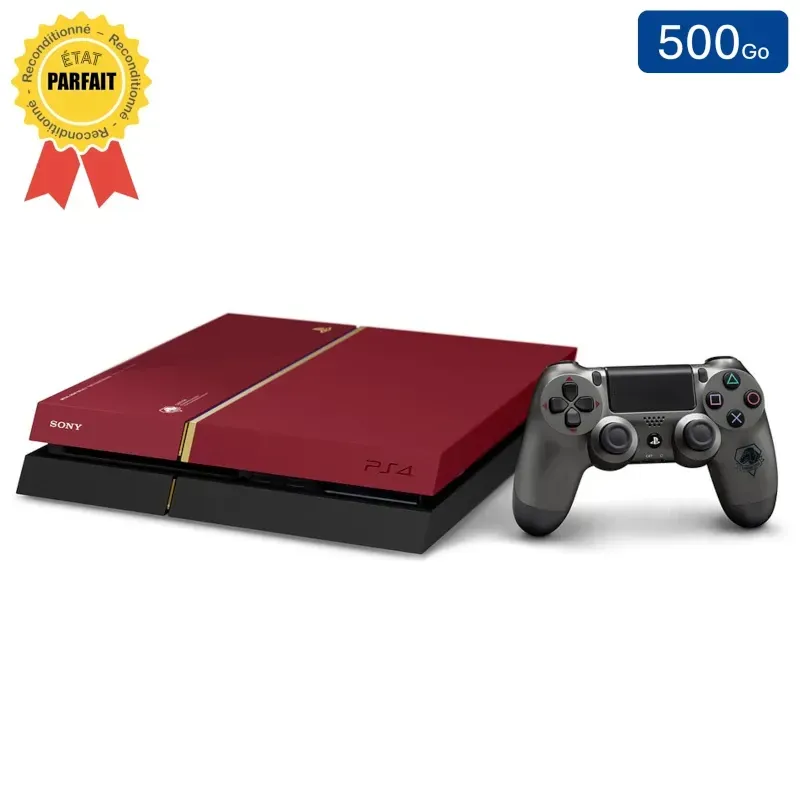 Playstation 4 (MGS V The Phantom Pain Edition) 500 GB + 1 Controller (Generalüberholt: Perfekter Zustand)