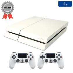 Playstation 4 FAT Blanche 1 To + 2 Manettes (Bon État)