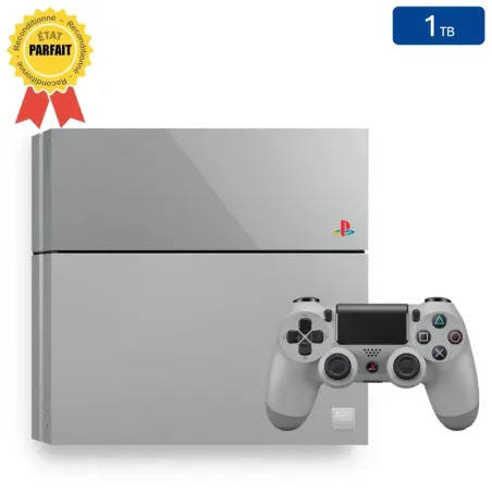 Playstation 4 (Édition 20th Anniversary) 1 To + 1 Manette (Reconditionnée : Parfait État)