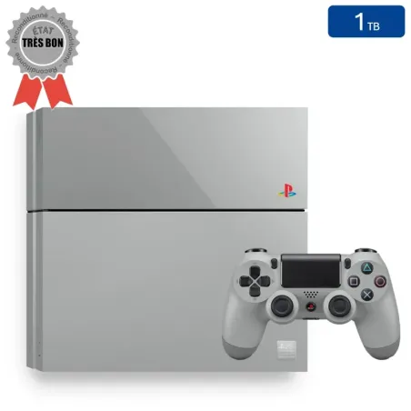 Playstation 4 (Édition 20th Anniversary) 1 To + 1 Manette (Reconditionnée : Très Bon État)
