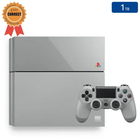 Playstation 4 (Édition 20th Anniversary) 1 To + 1 Manette (Reconditionnée : État Correct)