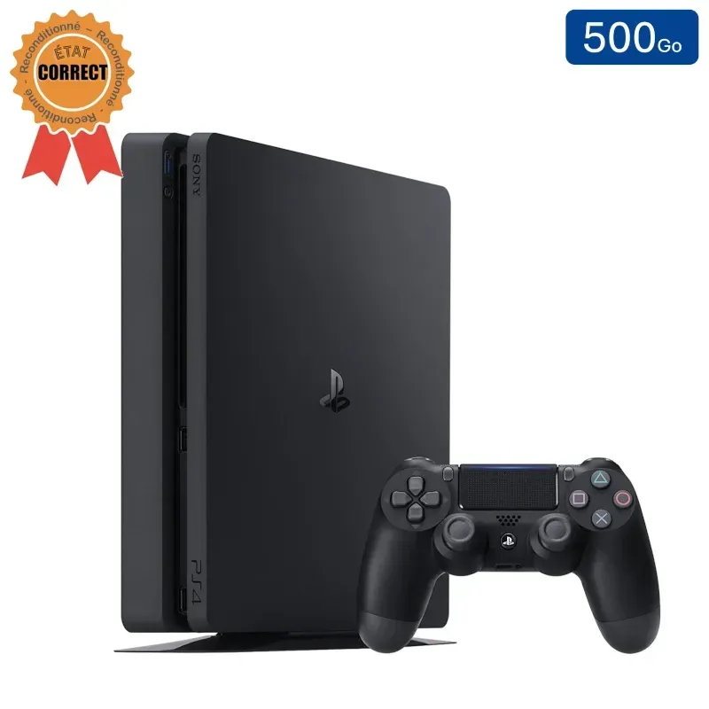 Playstation 4 SLIM  (Reconditionnée Sur-Mesure)