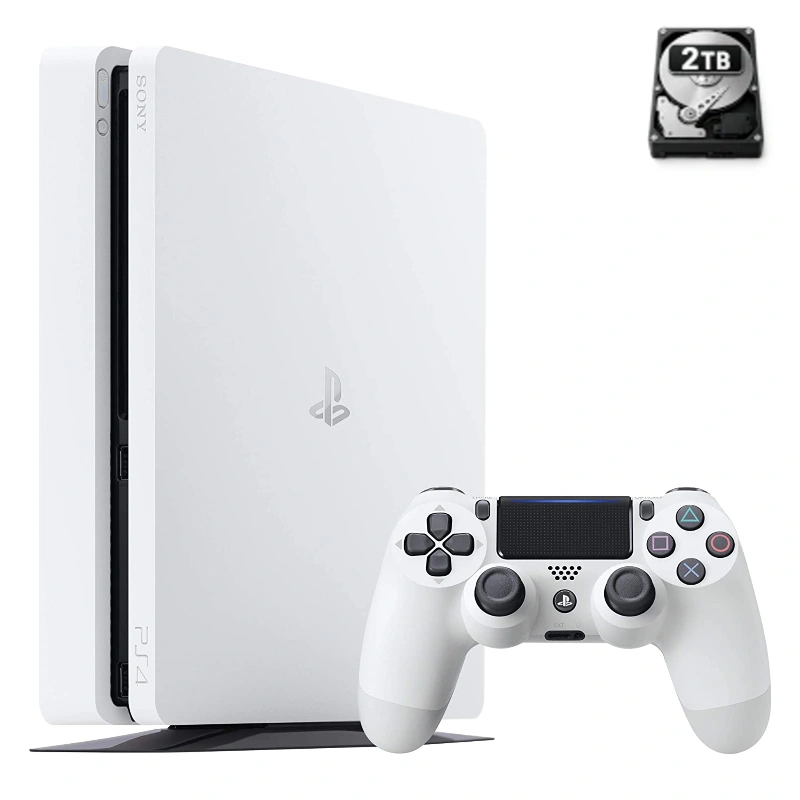 PlayStation 4 Slim Weiß 2 TB + 1 Controller (Generalüberholt)