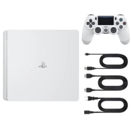 PlayStation 4 Slim Weiß 2 TB + 1 Controller (Generalüberholt)
